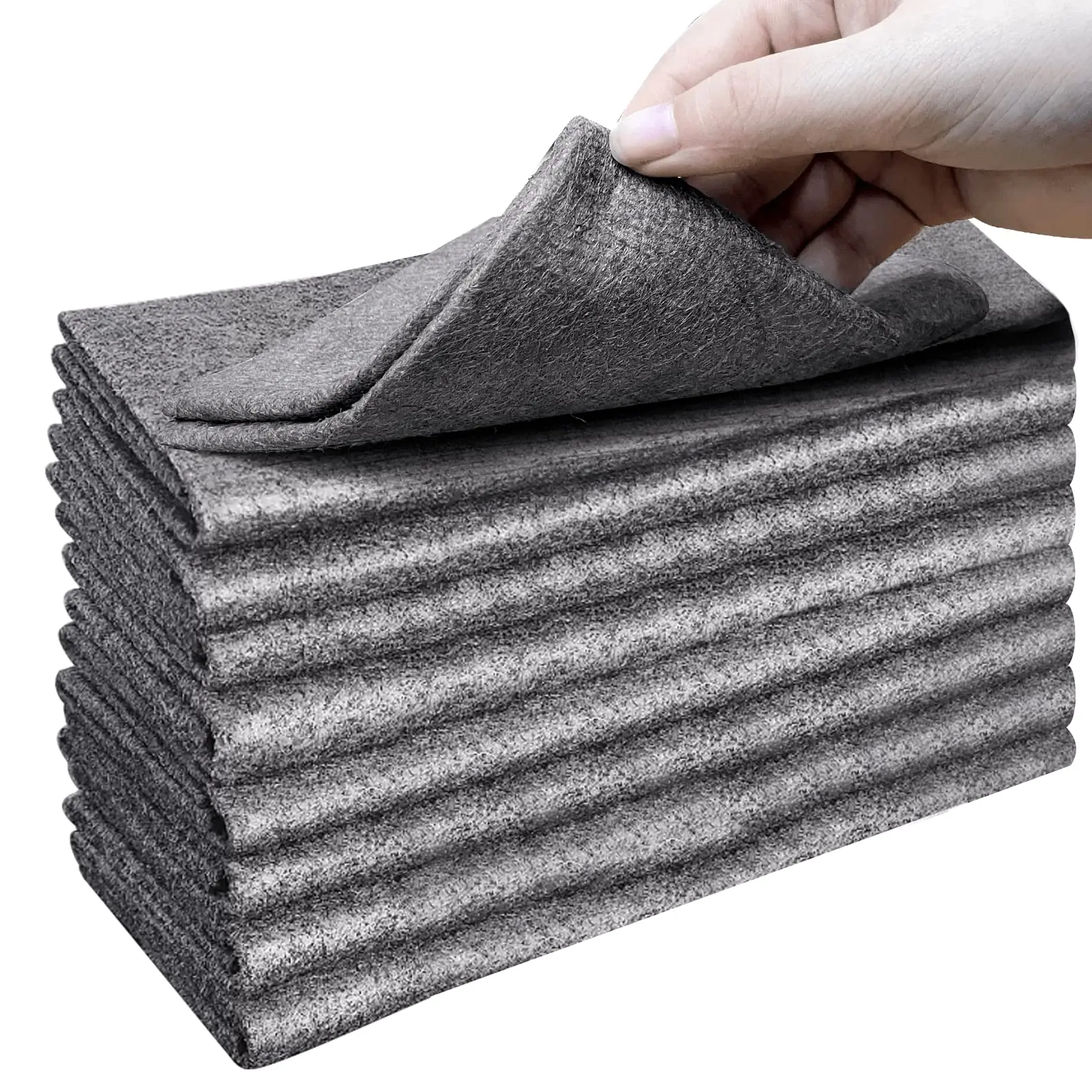 Thickened Magic Cleaning Cloth, Reusable Magic Cleaning Cloths for Glass, Streak Free Microfiber Magic Cleaning Cloth Reusable Rags for Kitchen, Windows, Mirrors, Cars