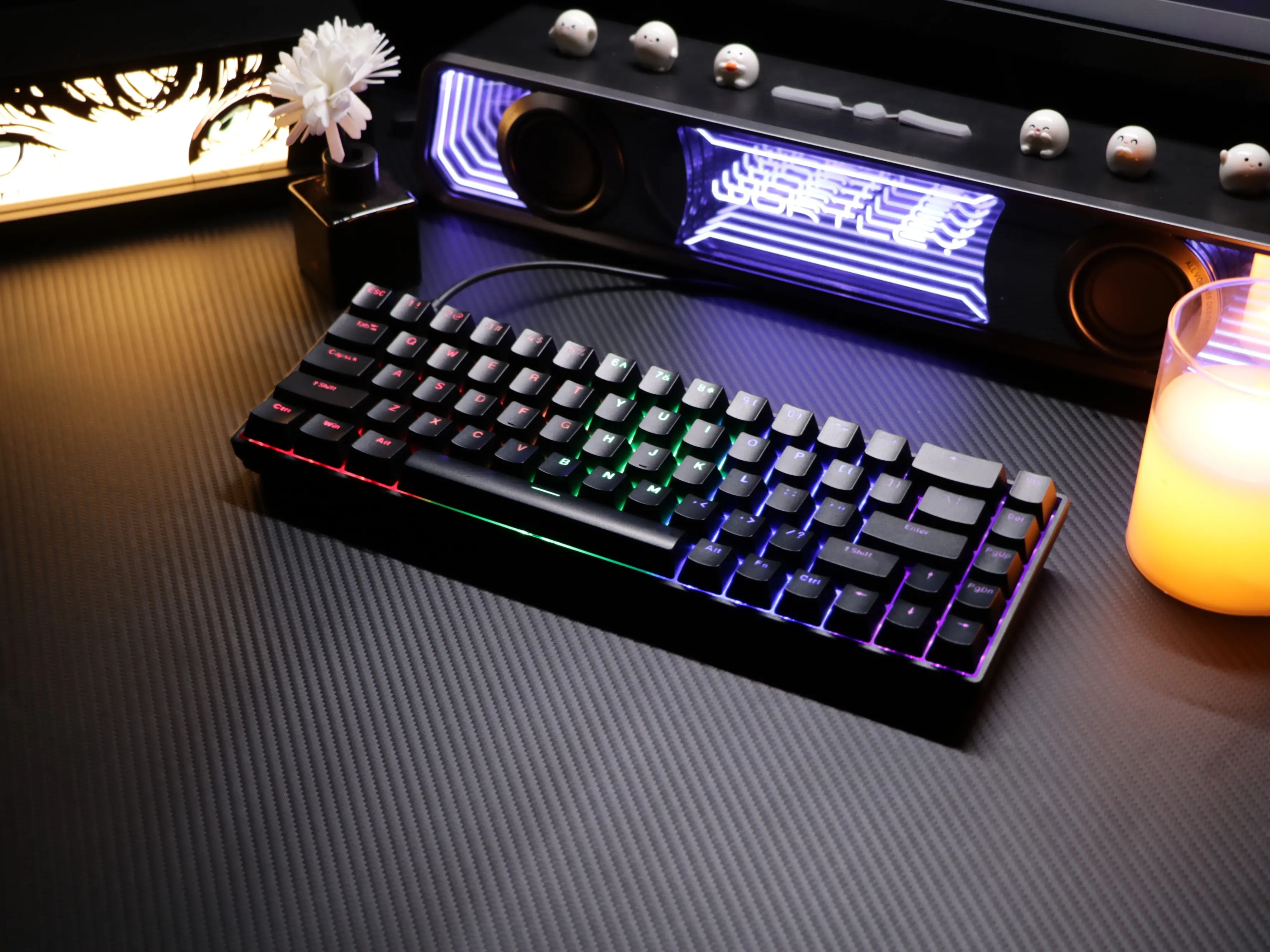 68-key computer keyboard, personalized magic keyboard