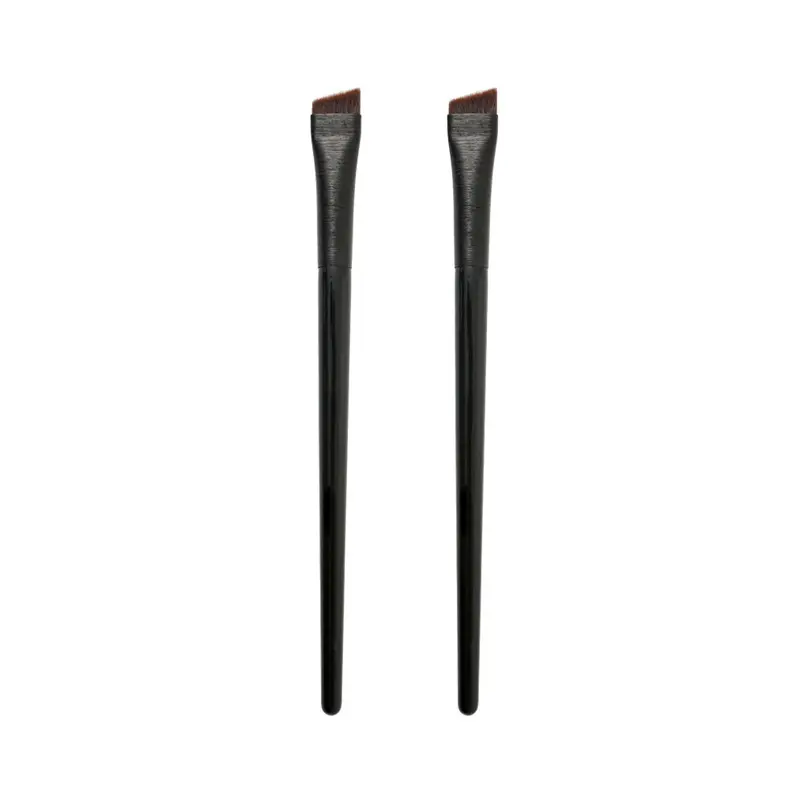2pcs Wild Blade Eyebrow Brush Set, Precision Brow & Eye Liner Brushes, Soft Cosmetic Brushes, Makeup Tools for Flawless Application, Essential Beauty Accessories