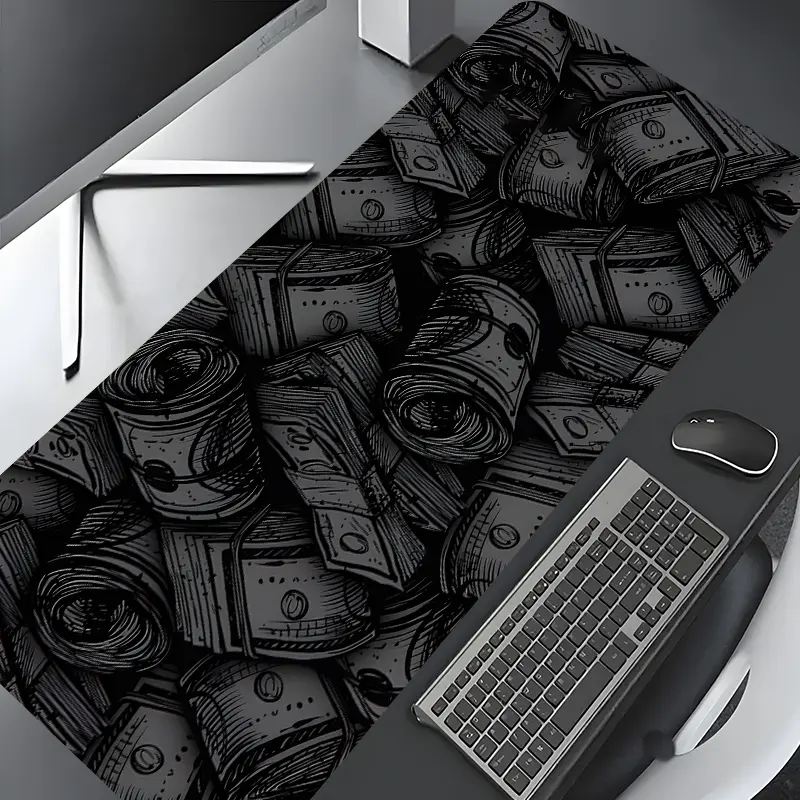 Us dollar Large Gaming Mouse Pad, desktop decoration pad, rubber non-slip lock edge work pad, multi-size mouse pad suitable for laptop, desktop games, work, Home Office, Gaming Desk Accessory, Office Desk Supplies