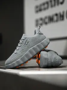 Unisex Casual Sports Trainer Shoes, Textile Upper, Rubber Sole, Breathable, Non-Slip, Multiple Colors, All Seasons, Outdoor Fitness, Hiking