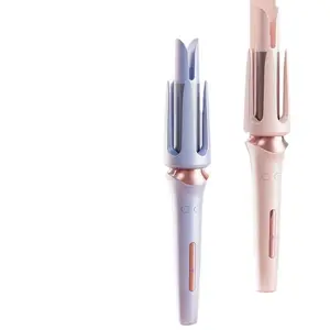 Automatic Ceramic Hair Curler with LCD Temperature Display – Fast & Easy Styling