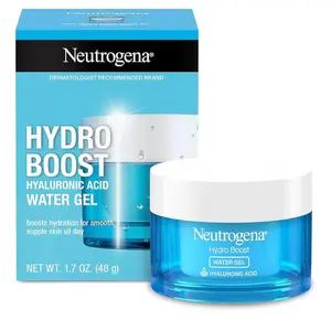 Neutrogena Hydro Boost Face Moisturizer with Hyaluronic Acid for Dry Skin, Oil-Free and Non-Comedogenic Water Gel Face Lotion, 1.7 oz