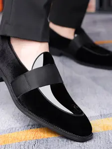 Men's Casual All-Season Loafers, Durable Microfiber Upper, Rubber Sole, Perfect for Parties & Workwear, Casual Shoes