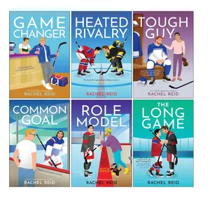 Game Changers Series 1-6 Books Collection Set By Rachel Reid (Game Changer, Heated Rivalry, Tough Guy, Common Goal, Role Model & The Long Game)
