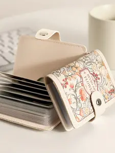 Women's Credit Card Holder Wallet, Large Capacity Multi-Card Slot Design, Compact & Stylish Business ID Card Organizer, Card Id Slots