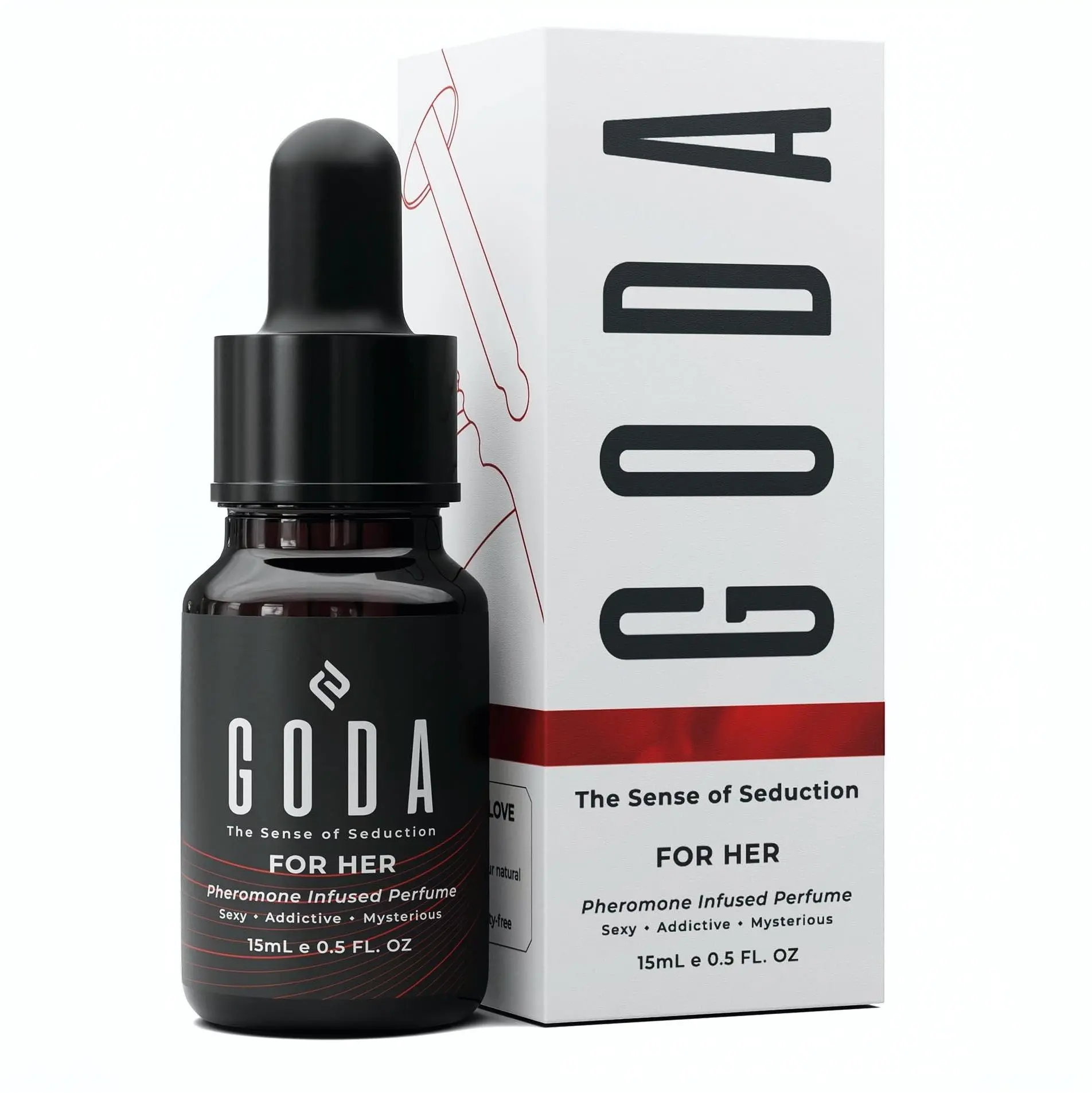 goda Pheromones Perfume for Women – TheOriginal – Long-Lasting Women's Fragranceswith Jasmine and Rose, Vegan & Cruelty-Free