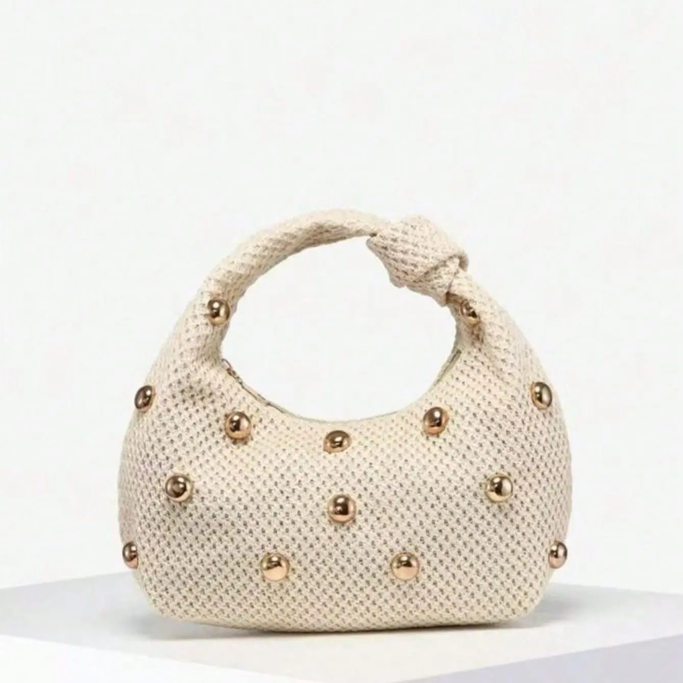 Women's Chic Vintage Handbag - Fashionable Bohemian Hollow Underarm Shoulder Bag for Women, Casual Wear Bohemian Chic Accessory Suitable for Going Out, Commuting