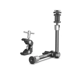 SmallRig Super Clamp and Magic Arm (11") with Cold Shoe Mount for Monitor, LED Light, Microphone - 3726