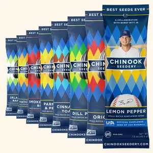 Chinook Seedery Lemon Flavor Sunflower Seed Sampler Variety Pack - 36 x 1.5oz Small Batch Snacks, Gluten-Free, Keto, Non-GMO, Low-Sodium, High-Protein, Cupboard-Friendly Convenient Snacks