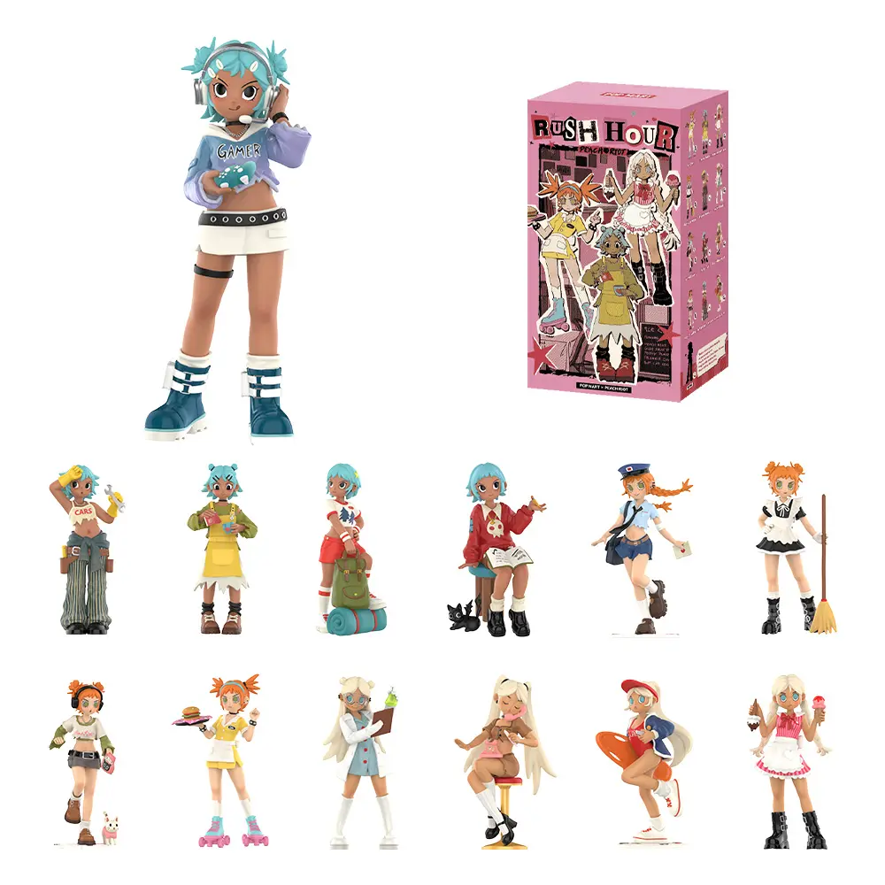 Peach Riot Rush Hour Series Figures,summerwins