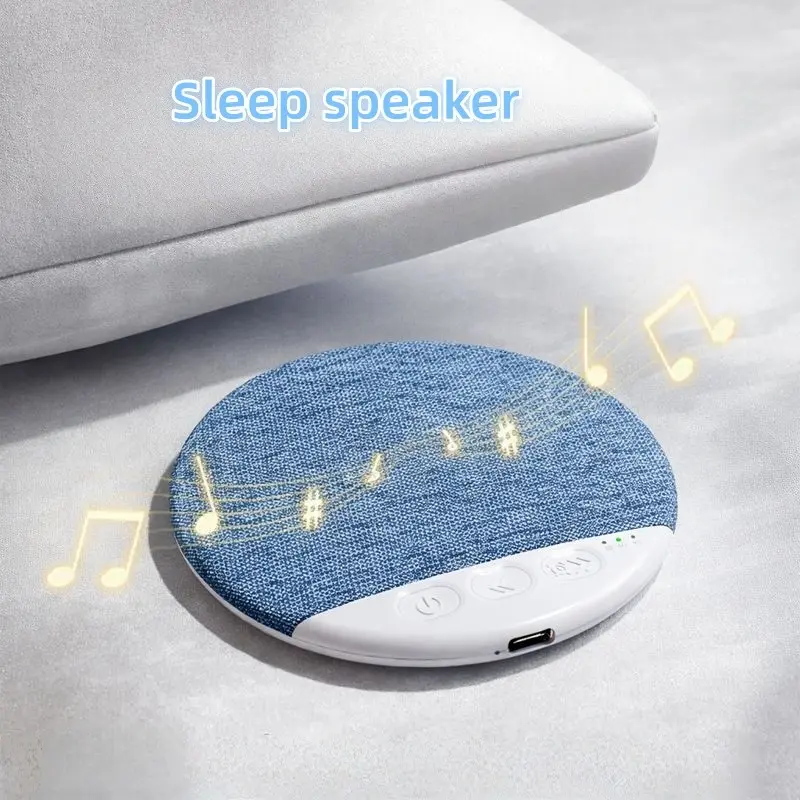 2026 New Bedside Speaker, Multifunctional Wireless Speaker, Bone Conduction Bluetooth-compatible Speaker, Sleep Quiet Portable Rechargeable Pillow Sound System