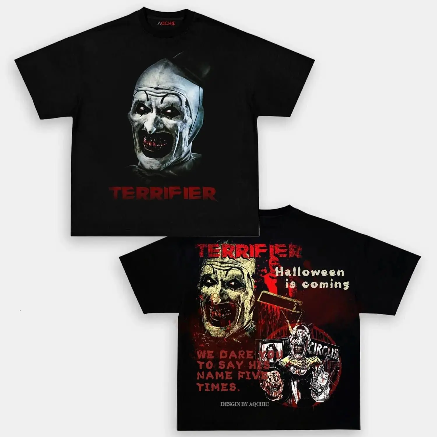 Terrifier Double Sided Shirt, Graphic Tee, Unisex Shirt, Best Gift For Fans -[Ds]
