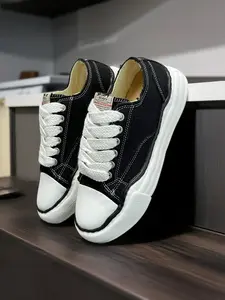 Unisex Casual Patchwork Canvas Trainer Shoes, High Version Bone Board Sneakers, Couple Sport Leisure Footwear, Sports Shoes, All Seasons