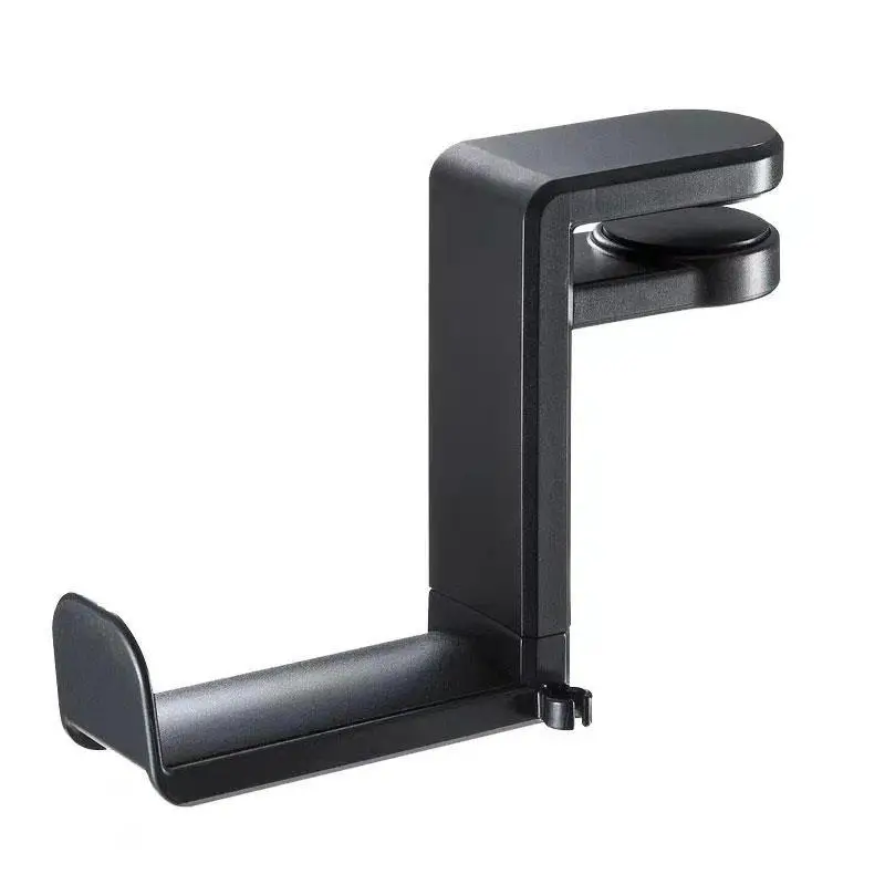 Desktop Headphone Stand, Adjustable & Punch-free Headset Hanger with Cable Clip, Universal Storage Holder for Headphones & Bags