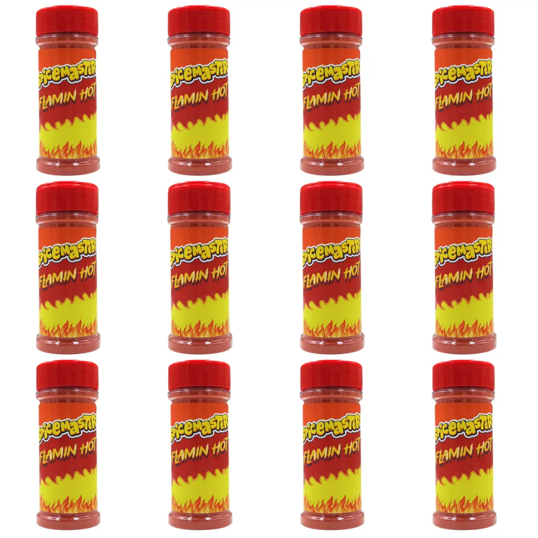 SPICEMASTERS THE FLAMIN’ HOT TWELVE – Master Fire Edition Natural Flavor Chili Taco Authentic Mexican spice Cayenne Pepper Drops Dried Chiltepin Peppers Spicy Powder
