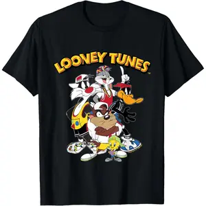 Looney Tunes Sylvester, Taz, Daffy, Bugs T-Shirt