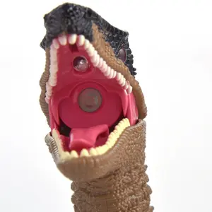 212 MAIN RC Velociraptor Walking Dinosaur Pet Toy - Yellow, with Rechargeable Light, Sound Light, Realistic Sound Effects for Interactive Play