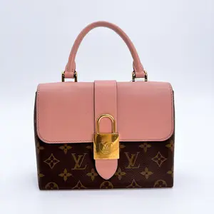 Pre-owned Louis Vuitton Rose Poudre Monogram Canvas Locky BB Bag