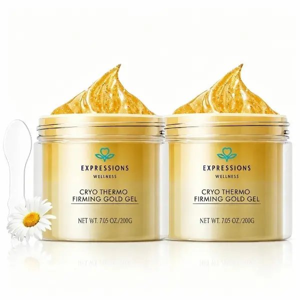 2Pack 15-Day Fast-Acting Anti Cellulite Sculpting &amp; Tightening Burn Gold Massage Cream | Cryo Thermo cellulite remover for legs ,Belly &amp; Arm| WELLENESS，Refreshing Formula | Unisex Body Contouring Treatment for Men &amp; Women |200 G #SummerVibes