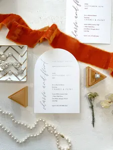 Holographic Rehearsal Invitations - Arch - Style 42