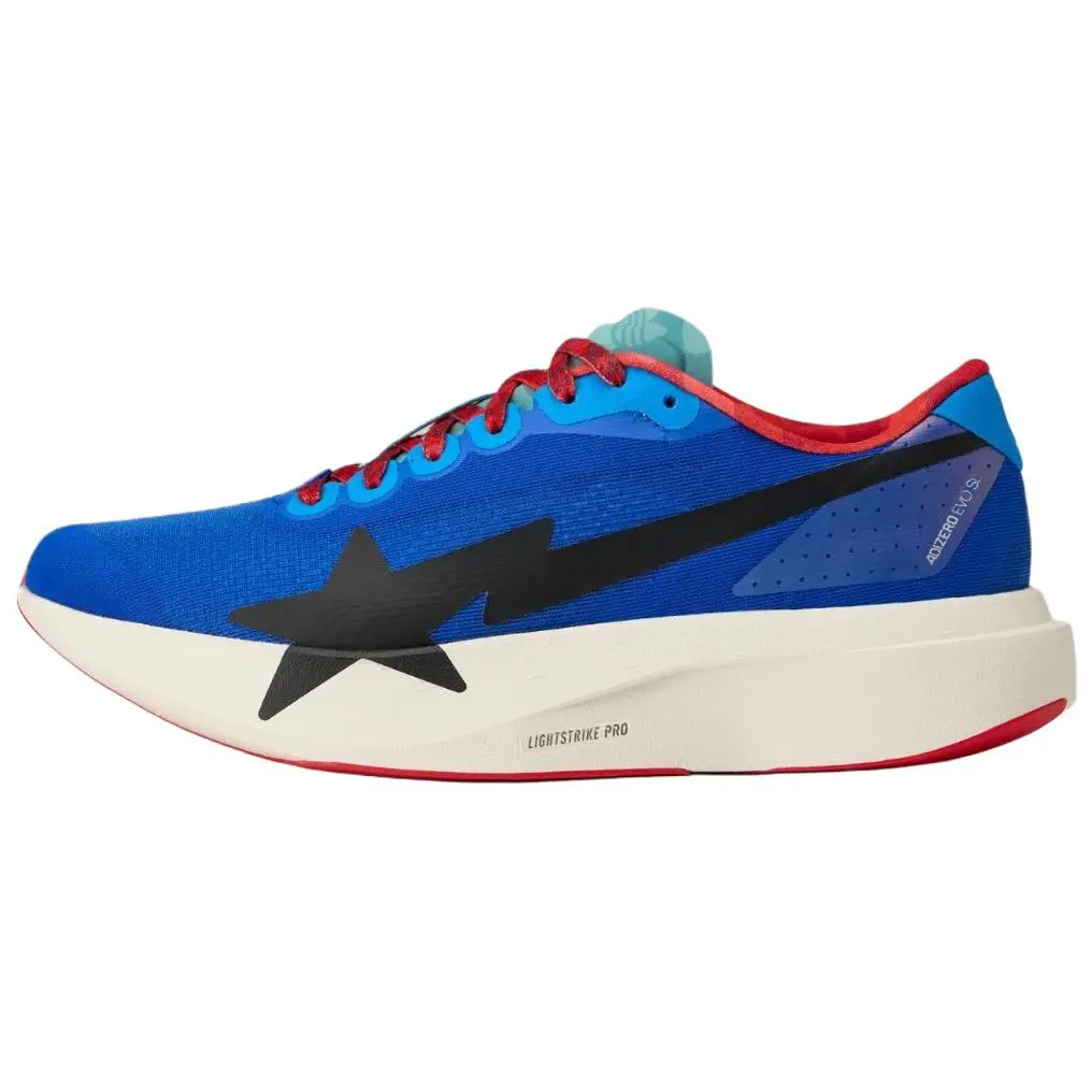 Adidas Adizero Evo SL x BAPE Men's Running Sneaker - Streamlined High-Performance Design with Responsive Cushion for Speed and Collaborative Details