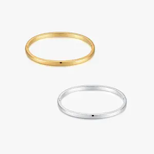 Simple Stacker Cuff Bangle Bracelet