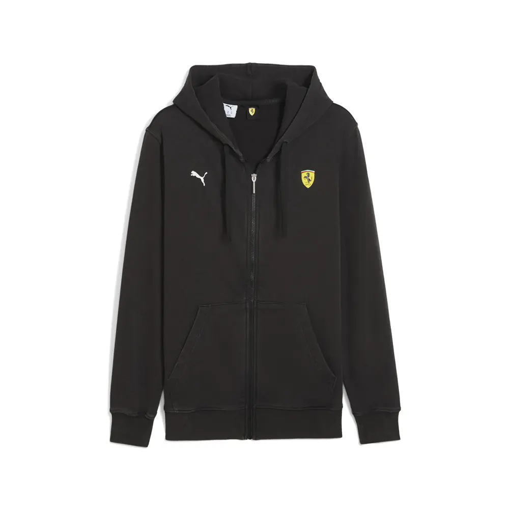 PUMA Mens Scuderia Ferrari Sportswear Hoodie Casual Outerwear Casual - Black