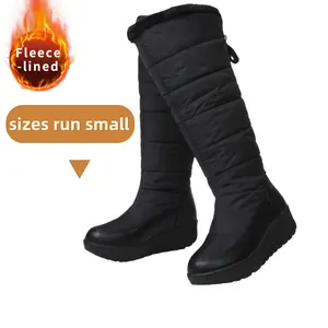 Women's Waterproof Knee-High Winter Boots Warm Snow Boots for Casual & Snow Activities Comfortable Versatile Winter Shoes with Extra Warmth and Coverage