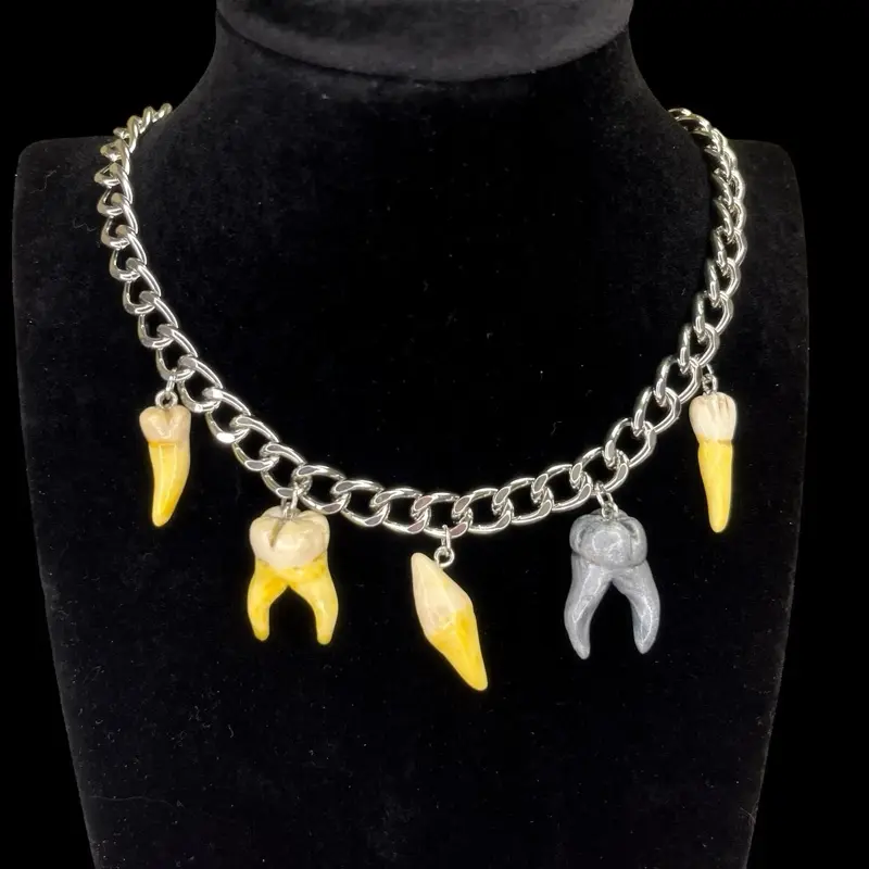 Silver Tooth Necklace