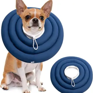 Soft Dog Cones, Recovery Dog Donut Collar After Surgery- Cone of Shame Alternative, Pet Elizabethan E-Collar Anti-Bite Lick Wound Healing, Size XXL