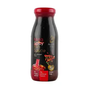 SQUID BRAND Thai Spicy Fish Sauce 180ml | Gluten-Free | Perfect for BBQ, Stir-Fry, Hot Pot, Dipping Sauce & Noodles