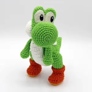 Handmade Dinosaur Amigurumi Doll, Crochet Dino Plush, Cute Room Decoration, Birthday Gift, Baby Shower Gift