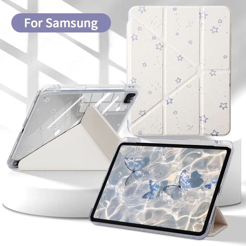 Cute Case Pattern For iPad 11th A16 2025 10th 10.9 Air 4th 5th 10.9 Air 11 M3 2025 7th 8th 9th 10.2 Smart Case with Pen Holder Tablet Protective Cover Tablet Covers