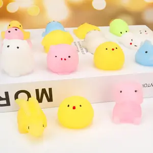 Super cute little squishy toy for stress relief, adorable animal squeeze ball, stress-relief gadget, children's hand-squeezable toy
