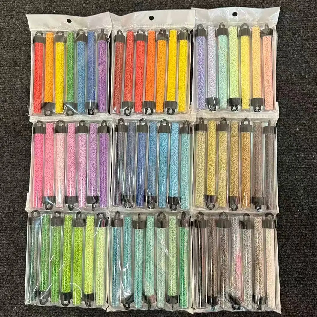 【11/0 seed beads set】9 solid color + 4 silk color + 1 jelly color