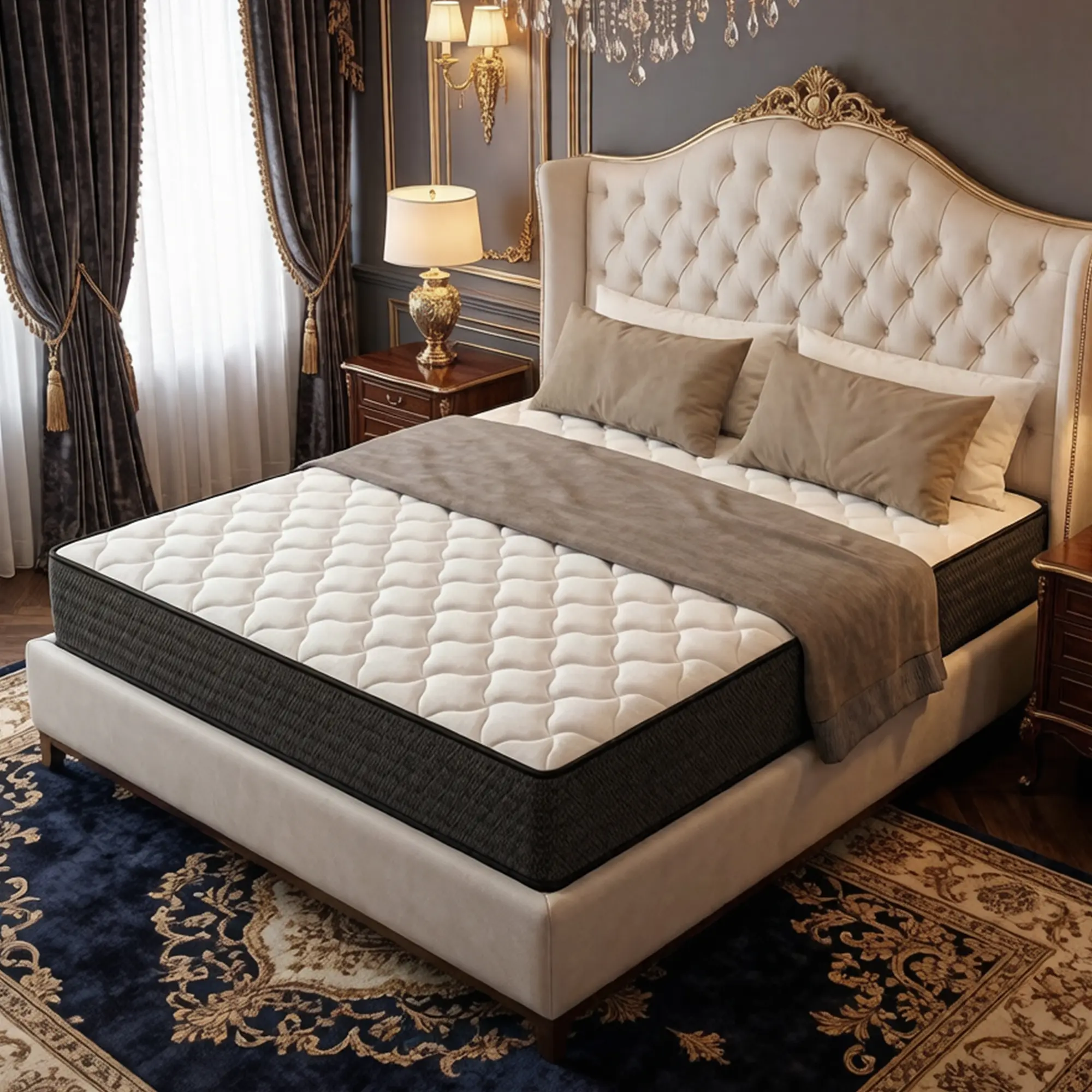 Memory Foam Mattress Twin/TwinXL/Full/Queen/King Size,10/12 Inch Cooling Gel Hybrid Mattress,Gel Memory Foam & Pocket Springs,Pressure Relief & Motion Isolation, Breathable & Cool Fabric, Medium Firm Bed in a Box, CertiPUR-US Certified, Made in USA