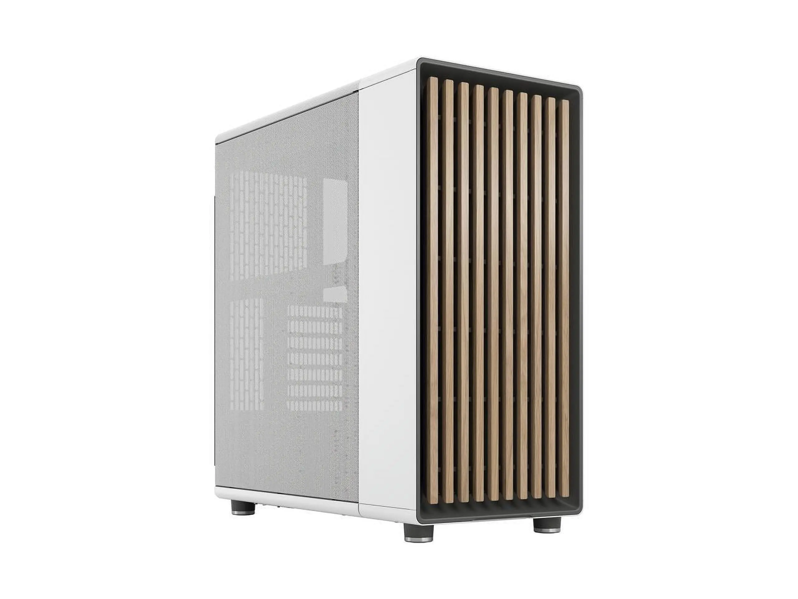 North Mid-Tower Case with Mesh Side Panel, White