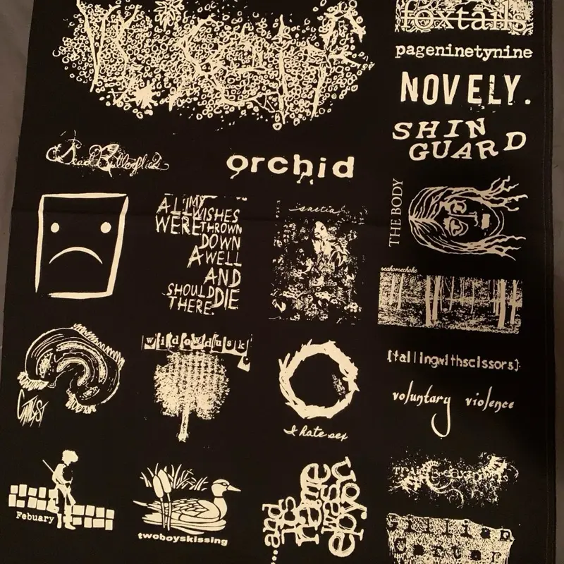 Screamo metal patches sheet Screamo metal patches sheet