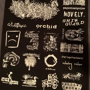 Screamo metal patches sheet