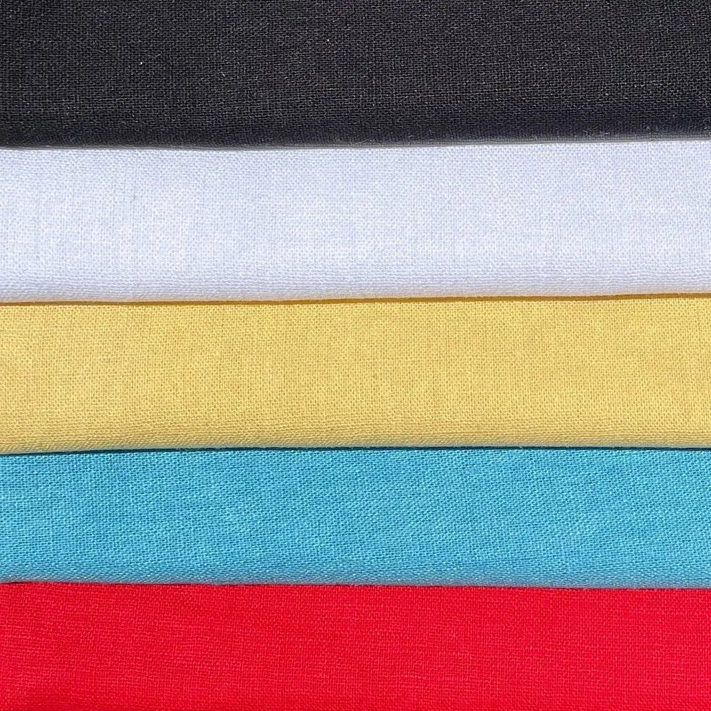 54" Linen & Cotton Lithuanian European Woven Fabric By the Yard