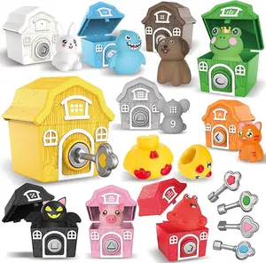 Learning Toys for 1,2,3 Year Old Toddlers, 20Pcs Farm Animals Toys Montessori Counting, Matching & Sorting Fine Motor Games, Christmas Birthday Easter Gift for Baby Boys Girls Age 12-18 Months