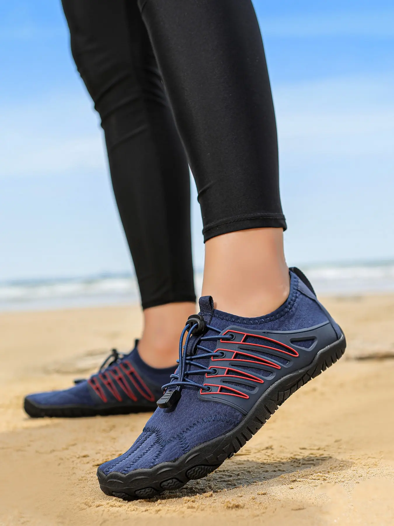 River tracing shoes, outdoor beach shoes, water aqua shoes, Mesh water shoes, Water Footwear, lightweight and breathable, non slip sole, unisex water wading shoes, suitable for beach, river tracing, fishing, swimming, hiking, drifting, rowing, etc