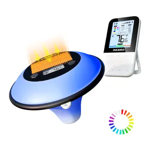 Solar Powered Wireless Pool Thermometer Set with Ambient Light, Indoor Remote Control, IP68 Waterproof, Light Sensing On Off, Water Temp Comfort Level Indication, for Swimming Pool, Hot Spring, Spa, Hot Tub  tiktokshopstockup mothersdaygift