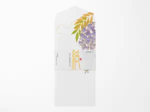 Midori Seasonal Envelopes - 952 Silk Printing Wisteria
