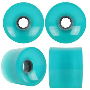 Blank Longboard Wheels 69mm x 52mm Aqua  USA Centerset 78A