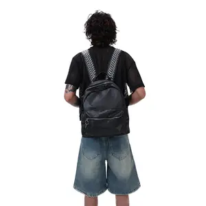 "CLIPBAG" leather backpack