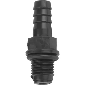CV-10 Check Valve for the following  Series Condensate Pumps - VCC, VCMA, VCL-14 and VCL-24, 1/4-inch MNPT x 3/8-inch Barbed, Black, 599065