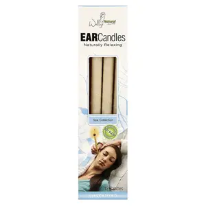 Wally's Natural Ear Candles, Unscented, 12 Candles