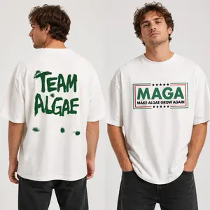 Team Algae Double Sided Shirt, Make Algae Grow Again Political Meme Tee, Protest T-Shirt, Viral Gift for Men Women